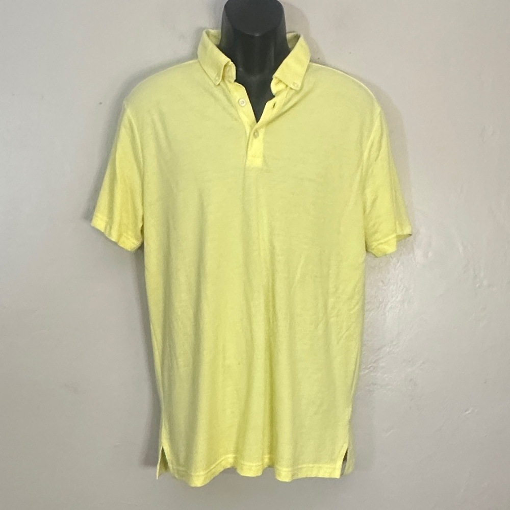 14th & Union Light Yellow Polo Shirt